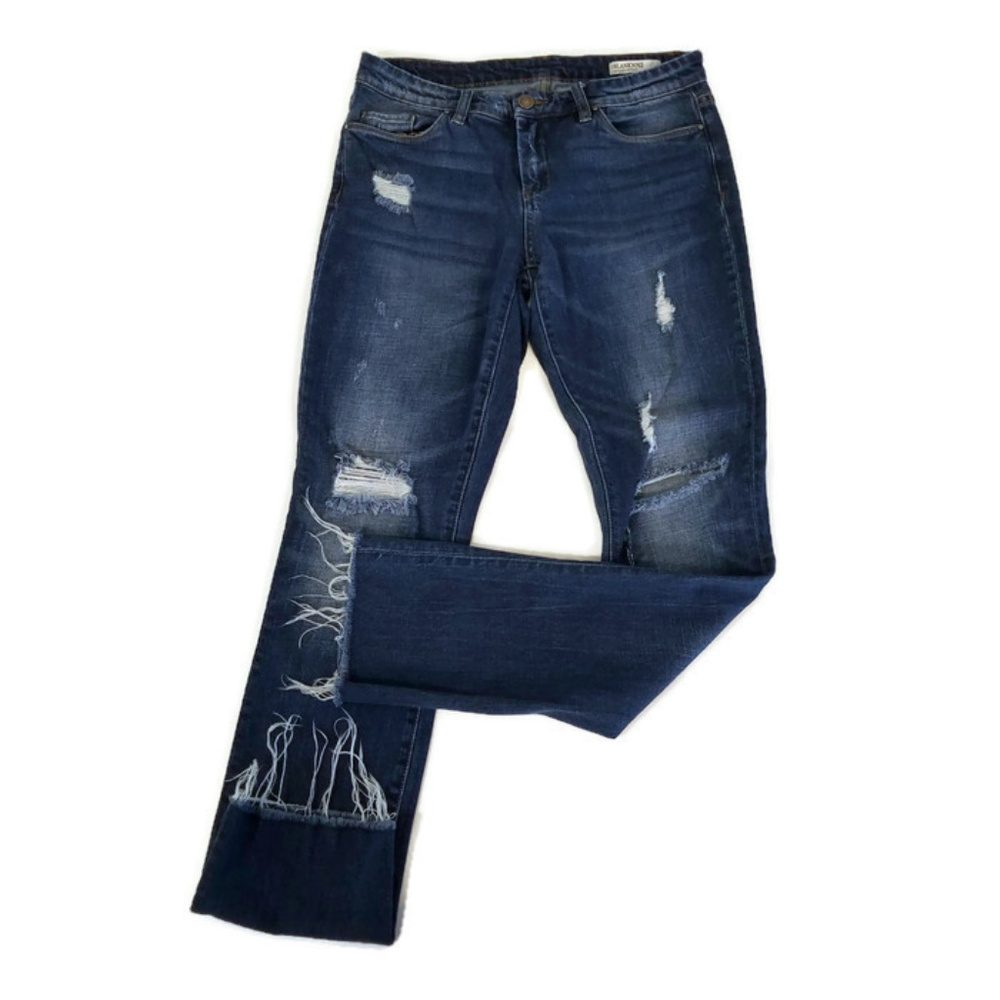 BLANC NYC Deep Cuff Straight Women's Jeans Size 28